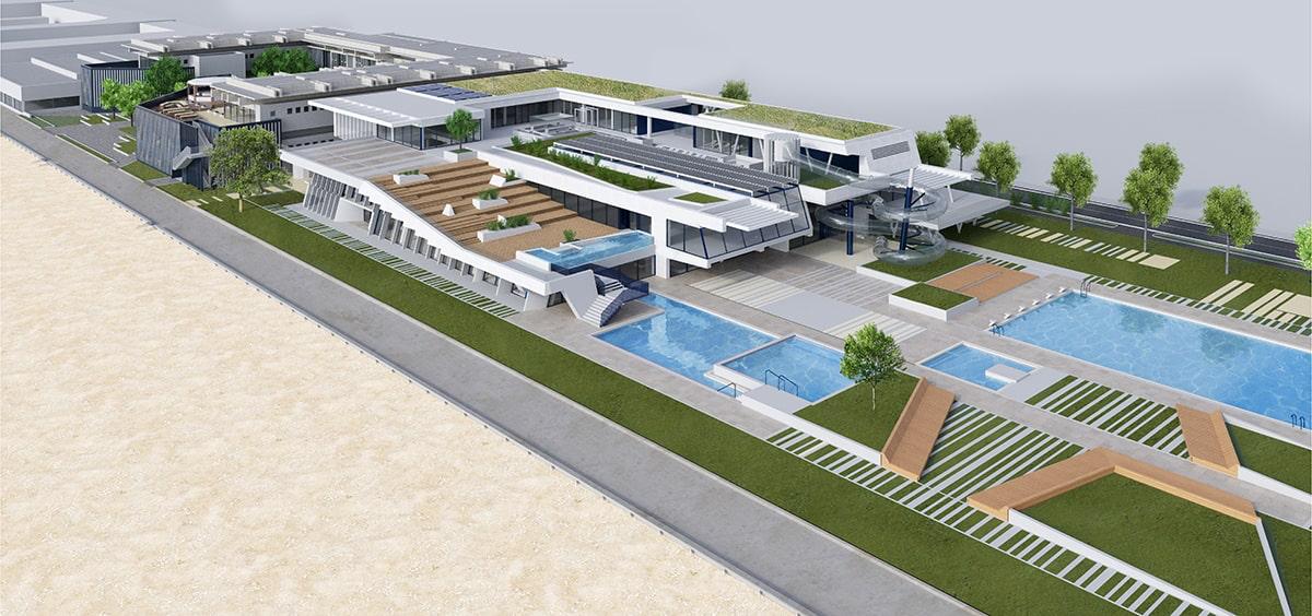 Copertina per Iniziati i lavori alle nuove Terme di Grado